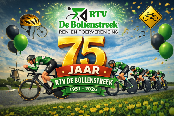 Wielercafé Viering 75 jaar RTV vanaf 16:00 uur